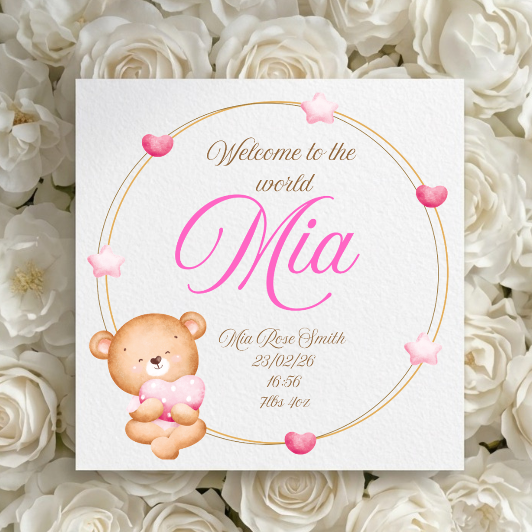 Welcome to the World Card